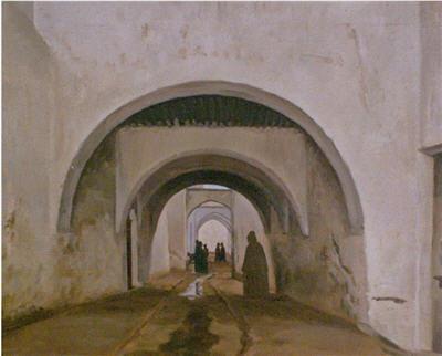 Sample artwork by Assouaou Mammeri (1890 - 1954), known for land-and cityscape painting - View similar artists and auction records